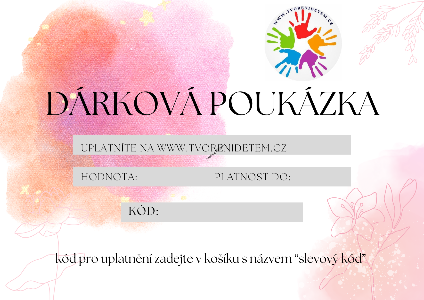 Dárkový poukaz 