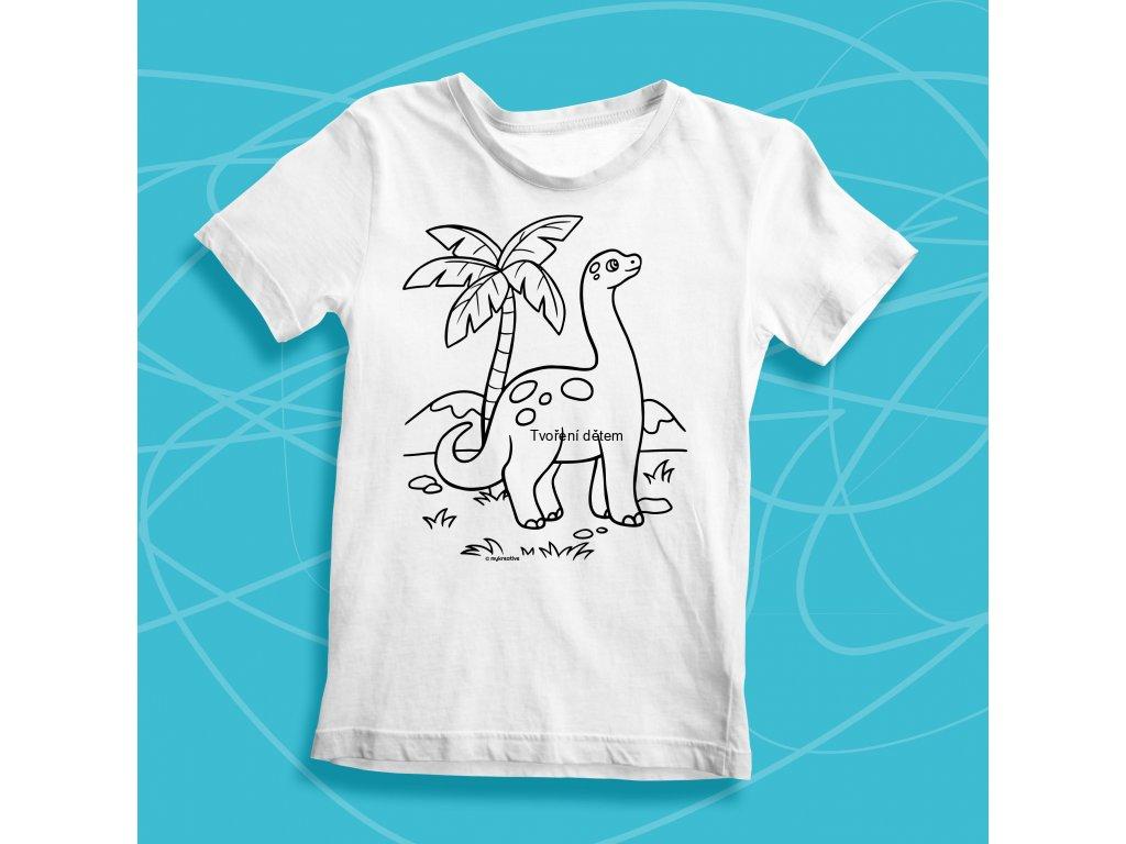 Vymaluj si tričko "Dino" - velikost 7/8 let