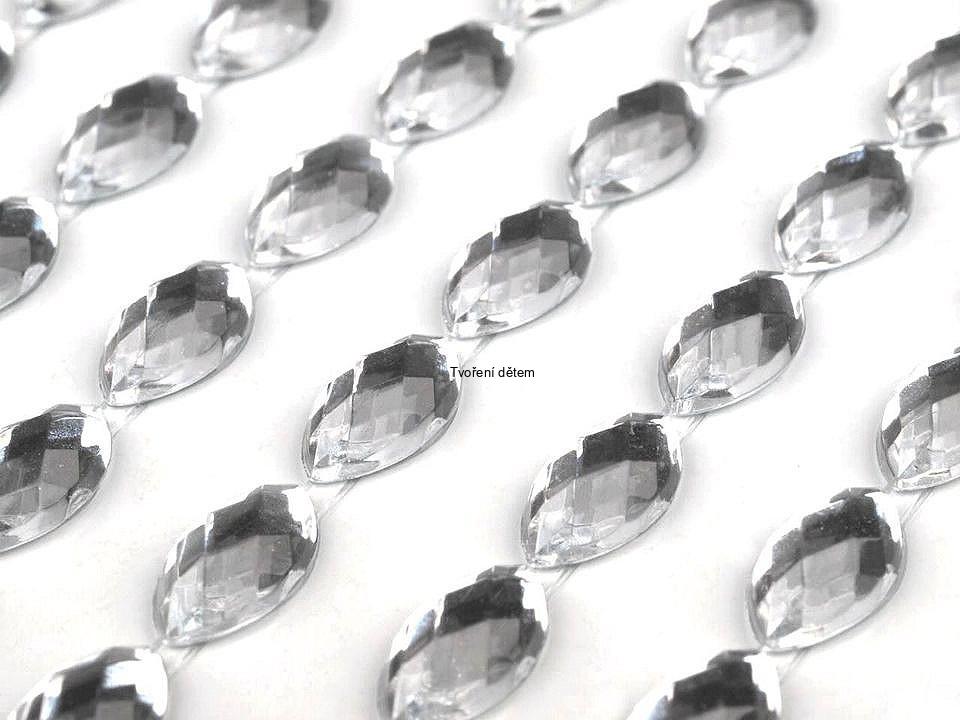 Kamínky samolepicí na lepicím proužku 5x10 mm