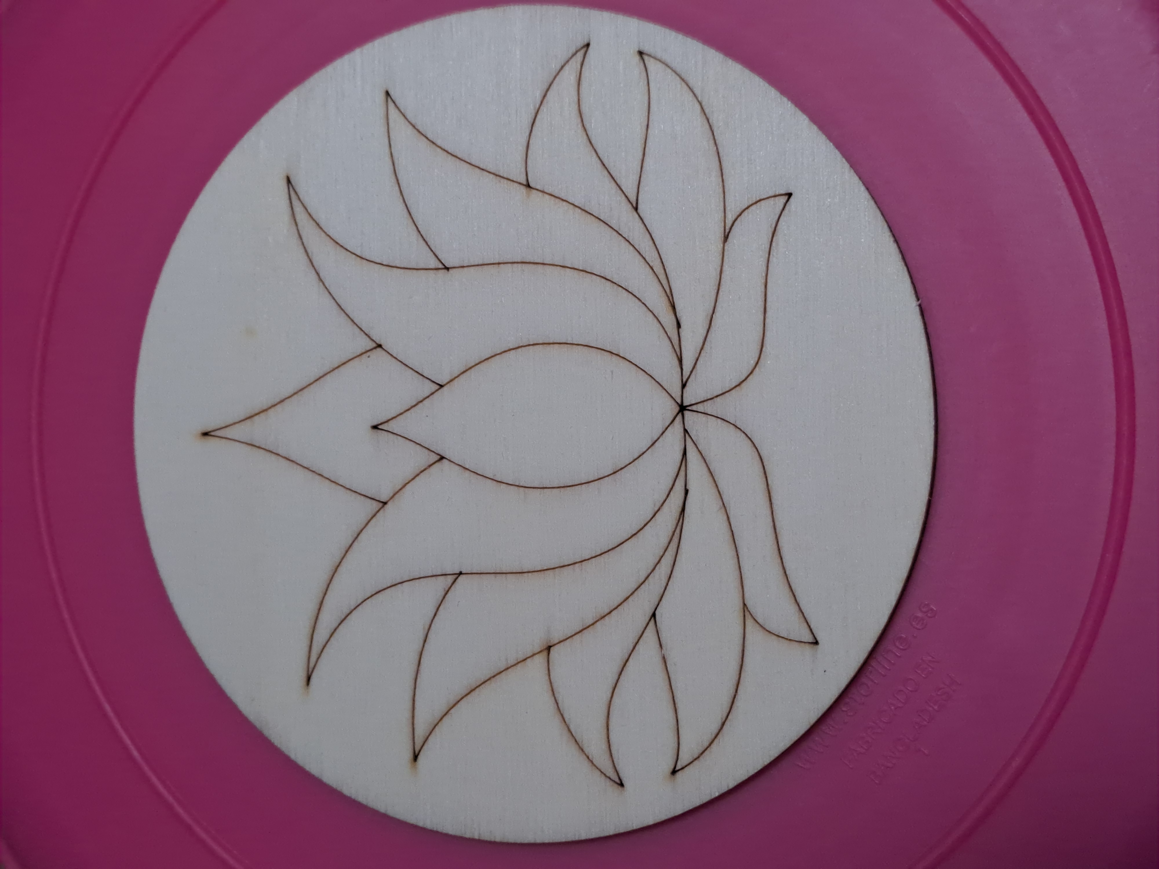 Mandala - dřevěný antistresový výřez 