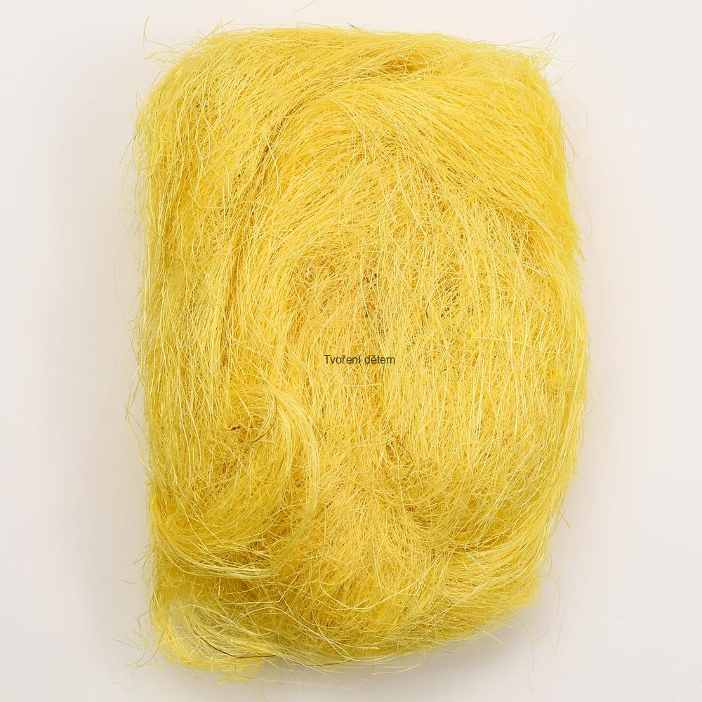 Sisal přírodní žlutý 50 g