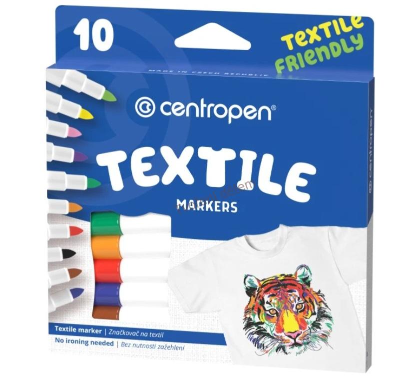 Fixy na textil sada 10 kusů
