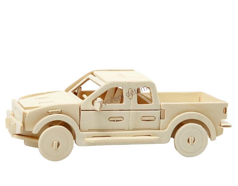 3D dřevěný model Auto