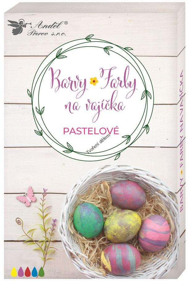 Barvy na vajíčka pastelové v tabletách, 5 ks