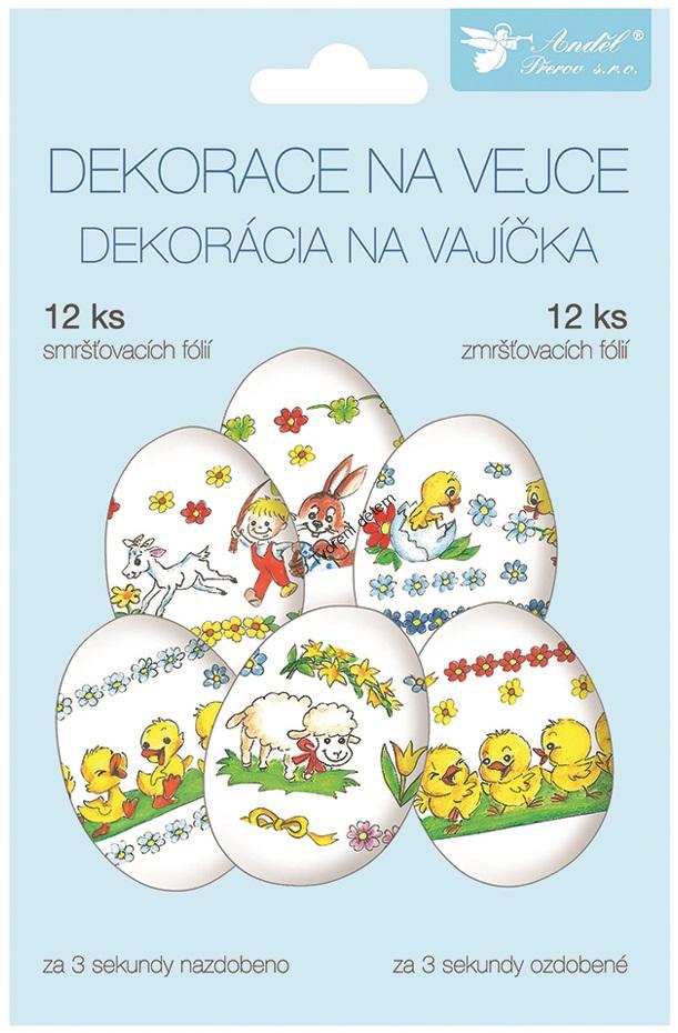 Smršťovací fólie na vajíčka 12 ks