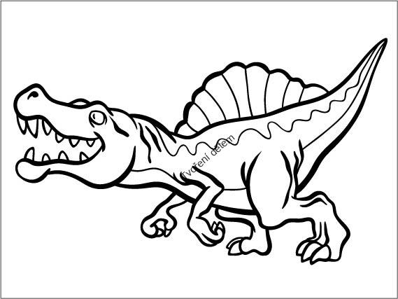 Šablona 20 x 15 cm - Spinosaurus