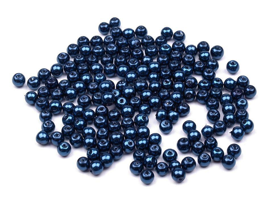 Korálky / perly Ø4 mm skleněné voskové