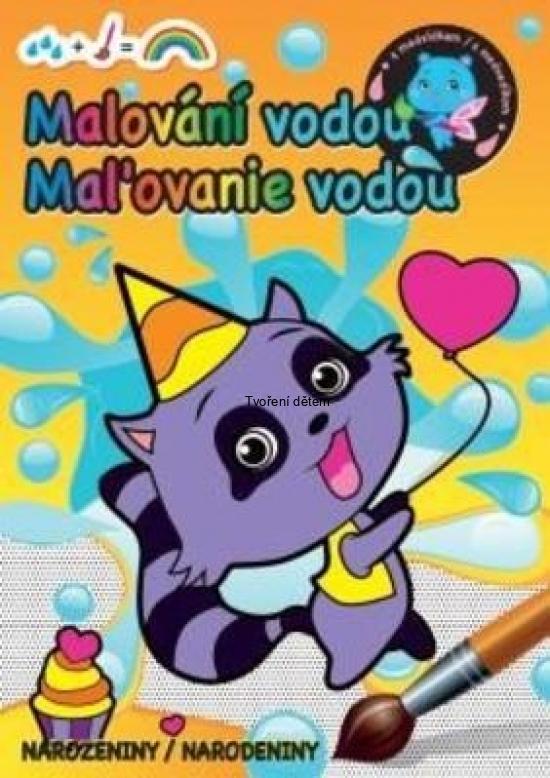 Malování vodou Narozeniny
